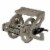 Suncast Slide Trak Hose Handler Wall Mounted 175' Garden Hose Reel, Reel Only Perspective: front