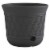 Suncast 14 x 12 Resin Decorative Hideaway Outdoor Garden Hose Storage Pot, Gray Perspective: front