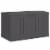 Suncast 50 Gallon Medium Resin Outdoor Storage Deck Box with Lid, Peppercorn Perspective: front