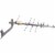 RCA Local HD, Digital & Analog TV Metallic Outdoor Antenna ANT754E Perspective: front