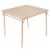 34" Square Vinyl Top Folding Card Table Perspective: front