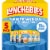 Lunchables Turkey and American Cheese Stackers with Chocolate Creme Sandwich Cookies, Pack, Trays Perspective: front