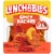 Lunchables Spicy Nachos with Chili Lime Flavored Tortilla Chips, Cheese Dip & Salsa Snack Kit, Tray Perspective: front