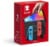 Nintendo Switch™ OLED Model - Neon Blue/Neon Red Perspective: front