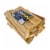 TimberTote Natural Hardwood Mix Fire Log Firewood Bundle for Fireplace & Firepit Perspective: front