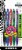 Zebra Z-Grip Retractable Ballpoint 1.0mm Assorted 5pk Perspective: front