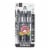 Z-Grip Retractable Ballpoint Pen, Medium Point, 1.0mm, Black Ink, Clear Barrel Perspective: front
