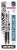 Zebra M-301 Stainless Steel Mechanical Pencil, 0.5mm Point Size, Black Grip 2pk (54012) Perspective: front