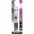 Zebra M-301 Mechanical Pencil, 0.7 mm, HB #2 Graphite, Black Grip, 2-Pack Perspective: front