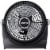 Lasko® Breeze Machine Pivoting Floor/Table Fan - Black Perspective: front
