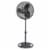 16-In. Oscillating Stand Fan, Black Perspective: front