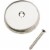 Do it One-Hole Chrome Bath Drain Face Plate K820-10PC Perspective: front
