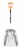 Fiskars® Fiberglass Scoop Shovel Perspective: front