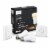 Hue 464776 White Ambiance Starter Kit(2 A19 Bulbs, Hub Bridge, and Dimmer Switch) Perspective: front