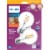 Philips 5.5-Watt (60-Watt) Medium Base Globe G25 LED Light Bulbs Perspective: front