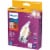 Philips 5.5-Watt (60-Watt) Medium Base Bent Tip Candle LED Light Bulbs Perspective: front