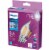 Philips 5.5-Watt (60-Watt) Candelabra Base Bent Tip Candle BA11 LED Light Bulbs Perspective: front