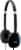 JVC HAS160MB Flat Headphones With Mic - Black Perspective: front