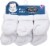 Gerber® Childrenswear Babies' Cuffed Terry Socks - White - 6 Pair Perspective: front
