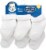 Gerber® Childrenswear Babies' Cuffed Terry Socks - White - 6 Pair Perspective: front