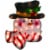 Sienna International Snowman Light Window Decor Perspective: front