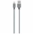 iLive Fabric Lightning Charging Cable - Gray Perspective: front