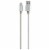 iLive IAT010W Fabric Lightning Cable - White Perspective: front