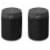 iLive Portable Bluetooth Speaker 2 Pack Perspective: front