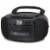 GPX CD FM Cassette Boombox - Black Perspective: front