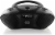 iLive Bluetooth Boombox and Radio - Black Perspective: front