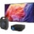 Gpx Projector Screen and Speaker Bundle Perspective: front