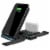 iLive 3-in-1 Wireless Charging Stand - Black Perspective: front