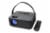 GPX Rechargable Bluetooth Projector - Gray/Black Perspective: front