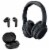 iLive® Active Noise Cancellation Headphone & Earbud Bundle Perspective: front