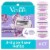 Gillette Venus ComfortGlide Freesia Women's Razor Blade Refills Cartridges Perspective: front