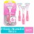Gillette Venus Women's Sensitive Skin Pink Disposable Razors Perspective: front