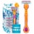 Gillette Simply Venus Refillable Disposable Razor Handle and Disposable Razor Refills Perspective: front