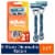 Gillette Sensor5 Men's Disposable Razors Perspective: front