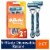 Gillette Sensor5 Men's 5-Blade with Precision Trimmer Disposable Razors Perspective: front