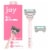joy The Pink One Women's Razors and Blade Refill Cartridges Perspective: front