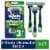 Gillette Sensor3 Men's Sensitive Skin 3-Blade Disposable Razors Perspective: front