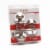 Atlas Satin Nickel Classic Door Knob Combo Kit Perspective: front