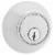 Atlas Satin Chrome Single Cylinder Deadbolt Perspective: front