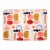 Manhattan Pet Toy Poppy Artistic Reversible Quilted Roll Up Dog Bed & Blanket for Travel Perspective: front