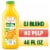 Tropicana Essentials Flavored Orange Juice Beverage Blend With Other Fruit, No Pulp 46 fl oz Bottle Perspective: front