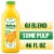 Tropicana Essentials Flavored Orange Juice Beverage Blend With Other Fruit, Some Pulp, 46 fl oz Perspective: front