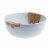 Tabletops Unlimited Porcelain & Bamboo Salad Set Perspective: front