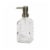 Mason Craft & More Glass Soap Pump with Lid - Clear Perspective: front