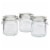 Tabletops Unlimited Mason Glass Clamp Jars Perspective: front