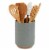 Tabletops Gallery Tub of Kitchen Tools - Gray Perspective: front